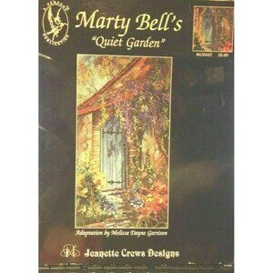 Cross Stitch Jeanette Crews Designs Marty Bells Quiet Garden Count #620445 Memor